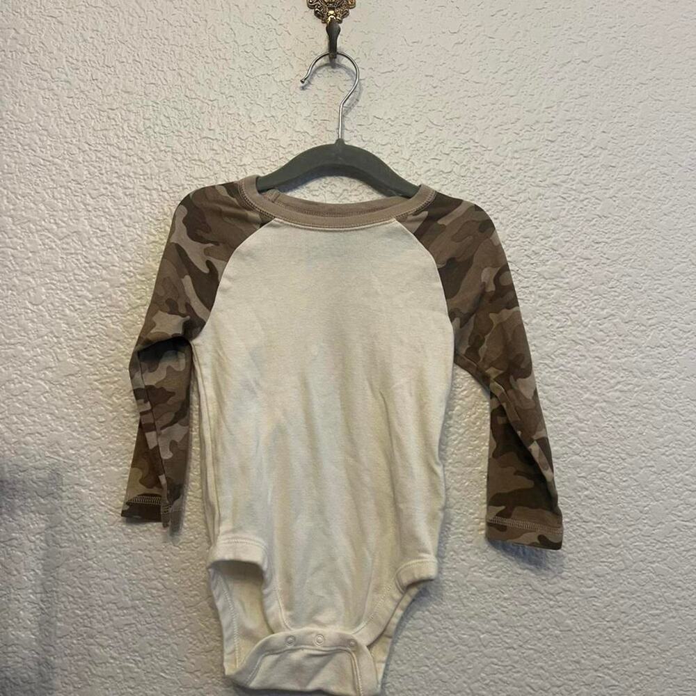 Old Navy brown-tan camo onsie